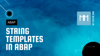 String Templates – SAP Wiki ツ